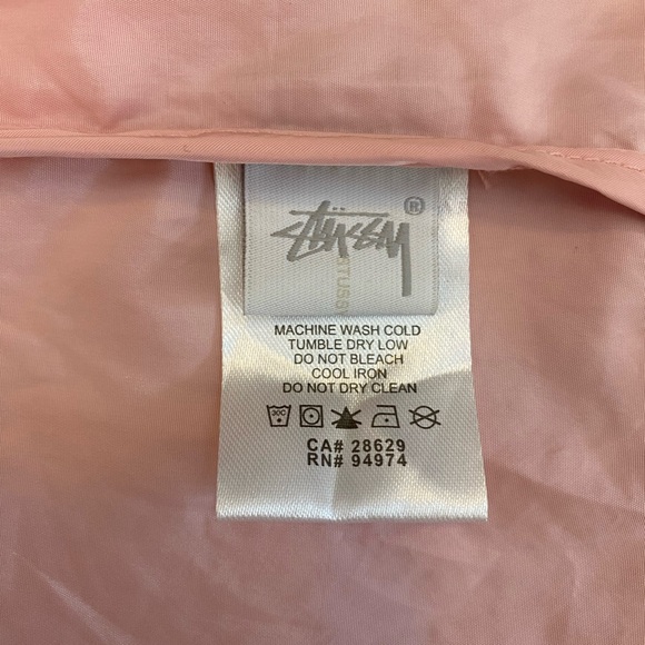 Stussy Women's Peach Windbreaker Jacket size S very good condition - Picture 4 of 10